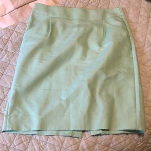 Mint jcrew pencil skirt